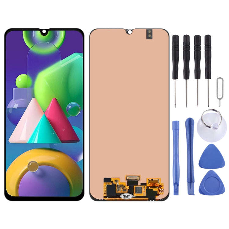 Original LCD Screen and Digitizer Full Assembly for Samsung Galaxy M21 SM-M215, For Samsung Galax...