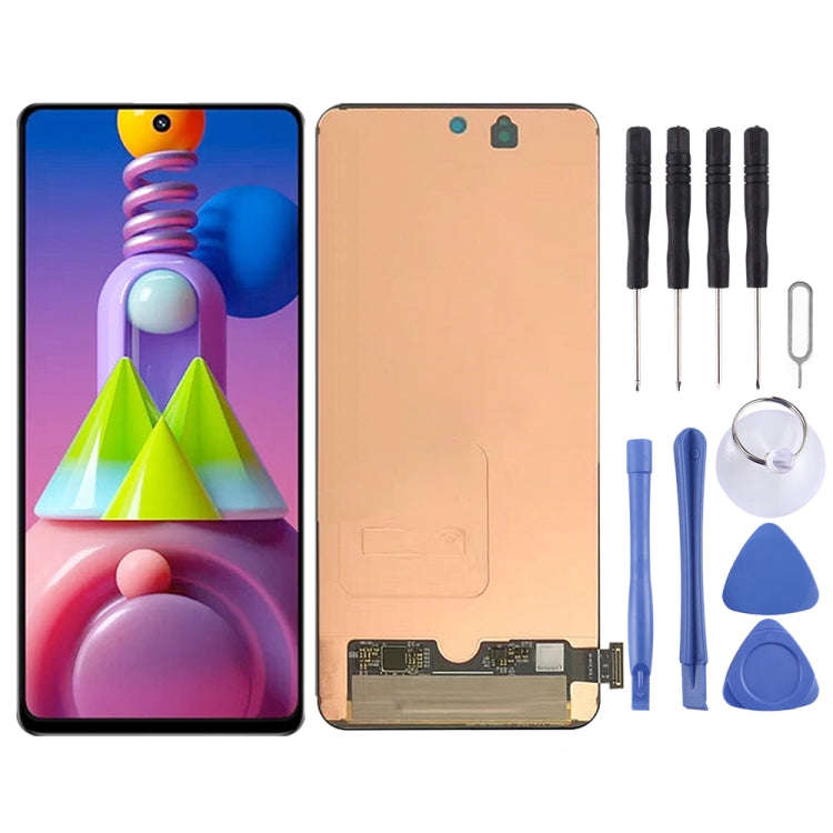 Original LCD Screen and Digitizer Full Assembly for Samsung Galaxy M51 SM-M515, For Samsung Galax...
