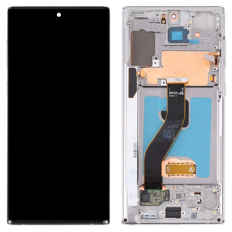 Original LCD Screen and Digitizer Full Assembly With Frame for Samsung Galaxy Note10 4G/Note10 5G...