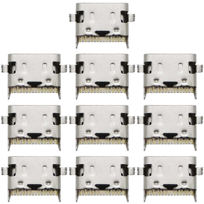 For Samsung Galaxy A20S SM-A207 10pcs Charging Port Connector, For Samsung Galaxy A20S