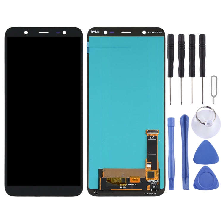 OLED Material LCD Screen and Digitizer Full Assembly for Samsung Galaxy J8 SM-J810, For Samsung G...