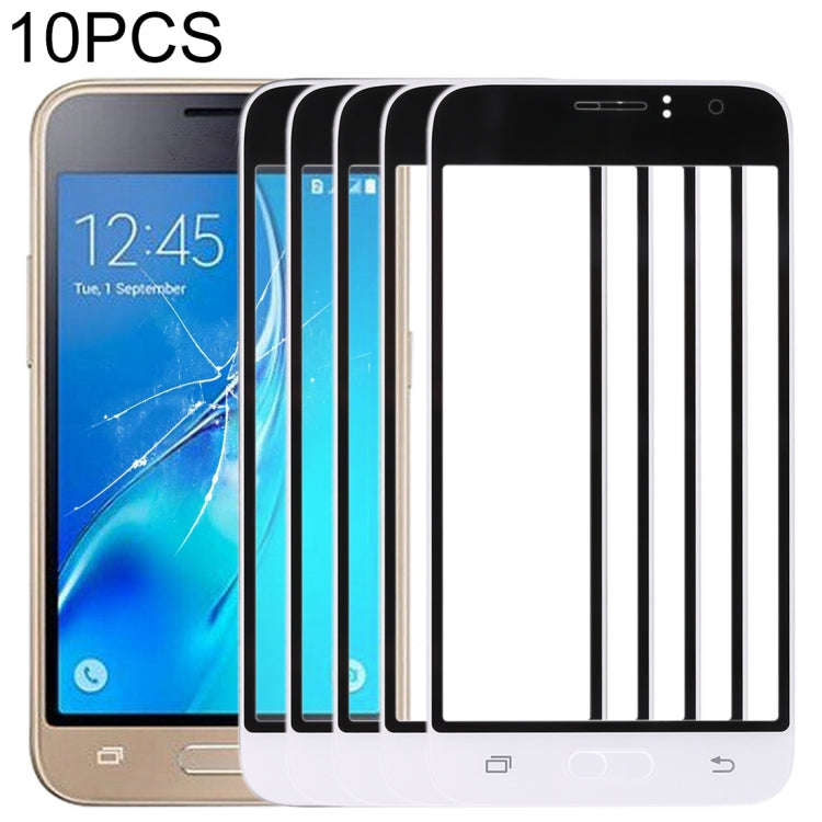 For Samsung Galaxy J1 (2016) / J120 10pcs Front Screen Outer Glass Lens , For Samsung Galaxy J1 (...