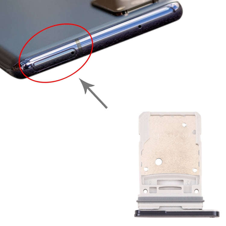 For Samsung Galaxy S20 FE 5G SM-G781B SIM Card Tray + Micro SD Card Tray, For Samsung Galaxy S20 ...