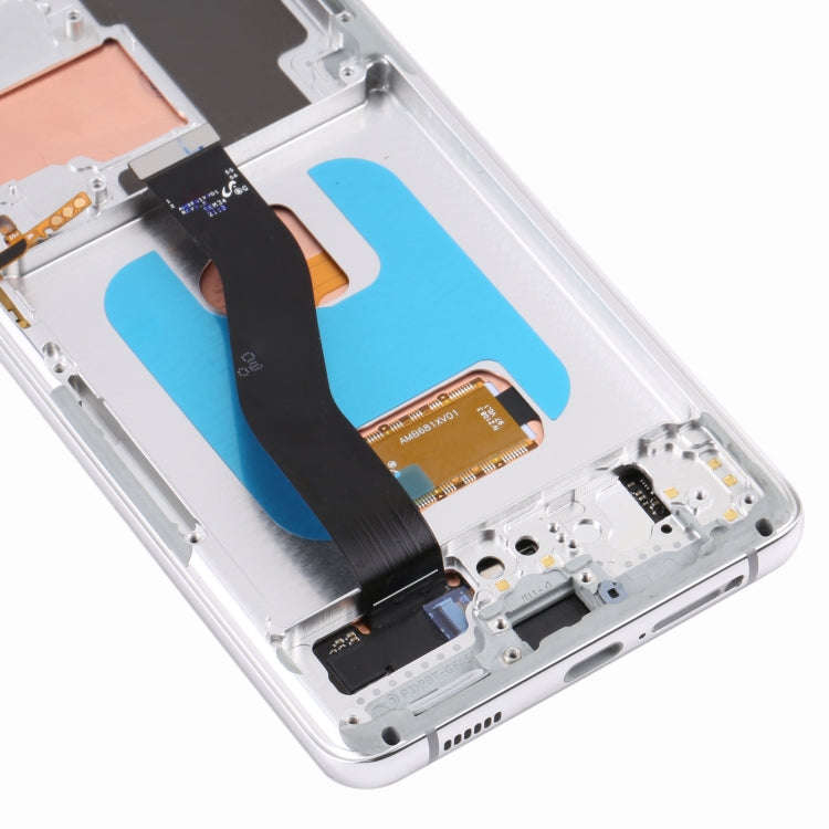 Original LCD Screen and Digitizer Full Assembly with Frame For Samsung Galaxy S21 Ultra 5G SM-G99...