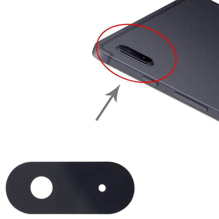 For Samsung Galaxy Tab S7 FE SM-T730/T736B Original Back Camera Lens, For Samsung Galaxy Tab S7 F...
