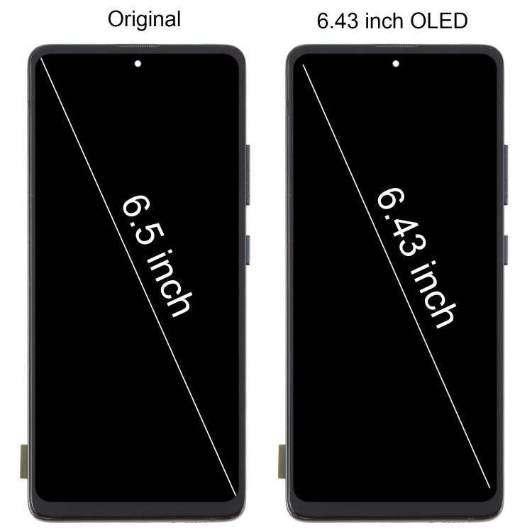 For Samsung Galaxy A51 5G SM-A516 6.43 inch OLED LCD Screen Digitizer Full Assembly with Frame, F...