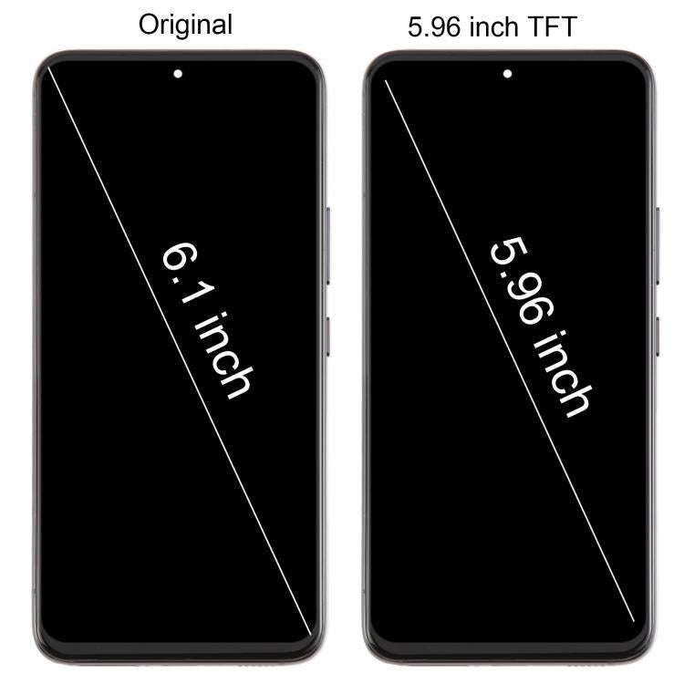 For Samsung Galaxy S22 SM-S901B 5.96 inch TFT LCD Screen Digitizer Full Assembly with Frame, Not ...
