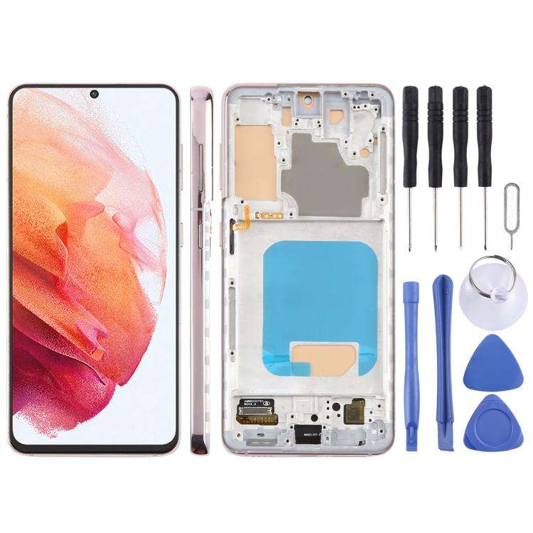 For Samsung Galaxy S21 5G SM-G991B 6.12 inch TFT LCD Screen Digitizer Full Assembly with Frame, N...