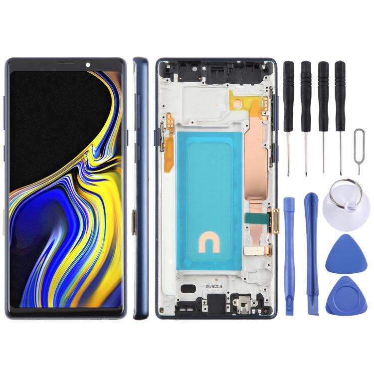 For Samsung Galaxy Note9 SM-N960F 6.33 inch TFT LCD Screen Digitizer Full Assembly with Frame, Fo...