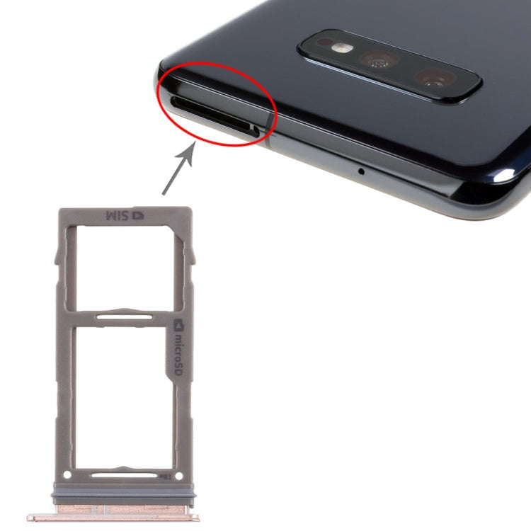 For Samsung Galaxy S10+ / S10 / S10e SIM Card Tray + Micro SD Card Tray, For Samsung Galaxy S10+,...