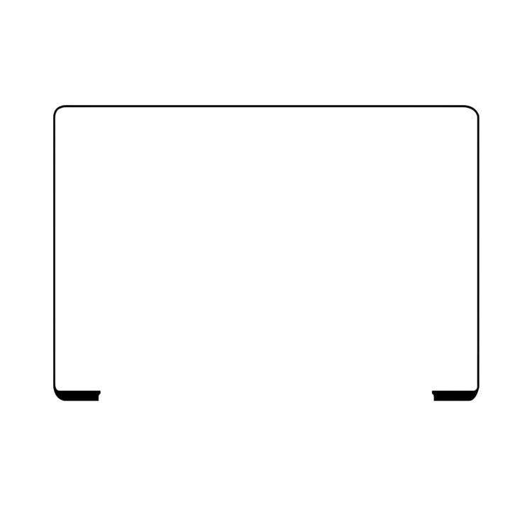 For Macbook Pro A2141 2019 LCD Screen Display Ring Bezel Frame Rubber, A2141 2019