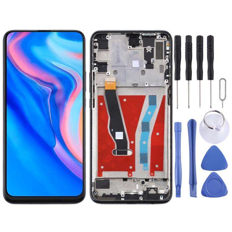 LCD Screen and Digitizer Full Assembly with Frame for Huawei Y9 Prime (2019), For Huawei Y9 Prime...