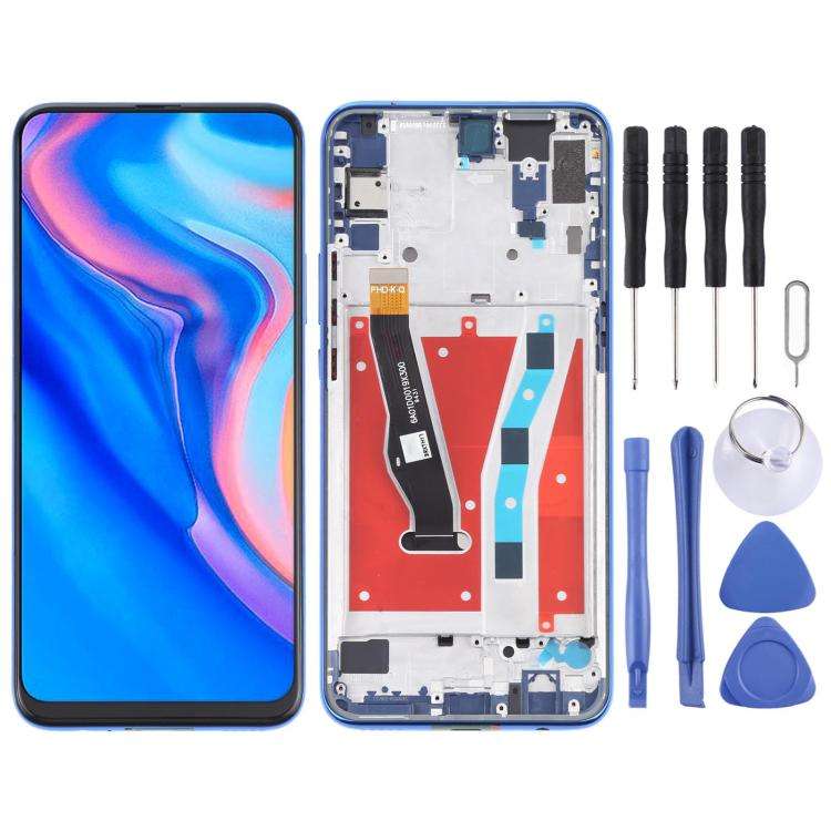 LCD Screen and Digitizer Full Assembly with Frame for Huawei Y9 Prime (2019), For Huawei Y9 Prime...