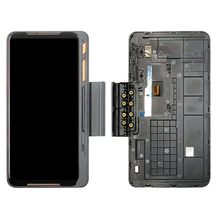 Game Expansion LCD Screen and Digitizer Full Assembly for Asus ROG Phone II ZS660KL, For Asus ROG...