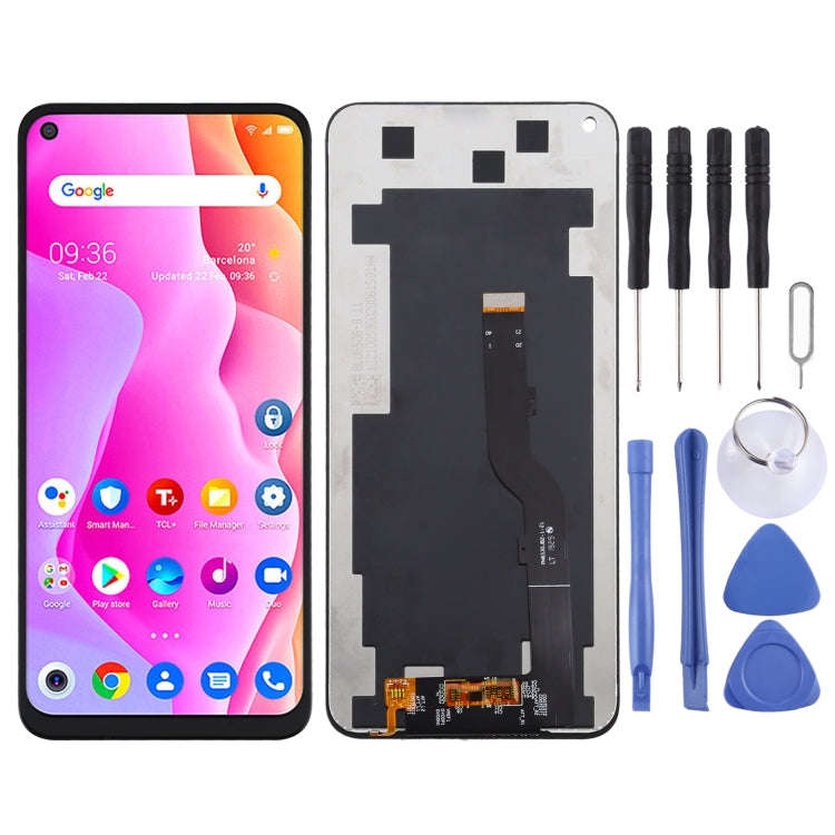 Original LCD Screen and Digitizer Full Assembly for TCL 10L / TCL 10 Lite / TCL Plex / T780H / T7...