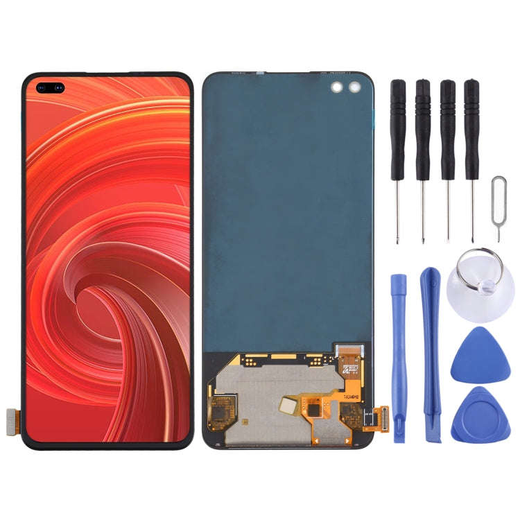 Original Super AMOLED Material LCD Screen and Digitizer Full Assembly for OPPO Realme X50 Pro 5G,...
