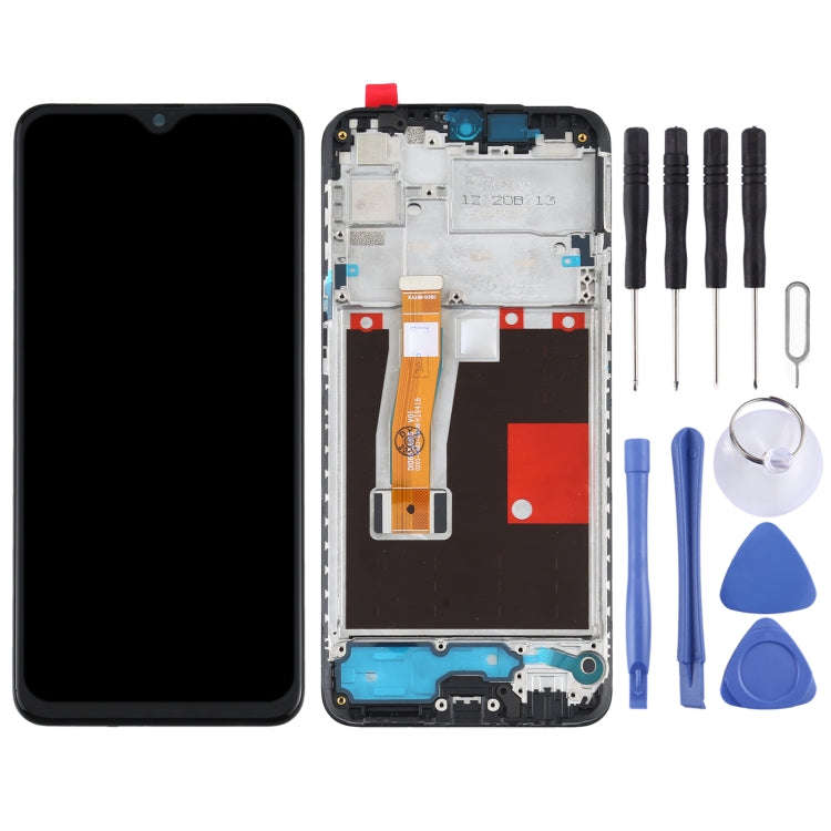LCD Screen and Digitizer Full Assembly With Frame for OPPO Realme 5 Pro / Realme Q RMX1971, For O...
