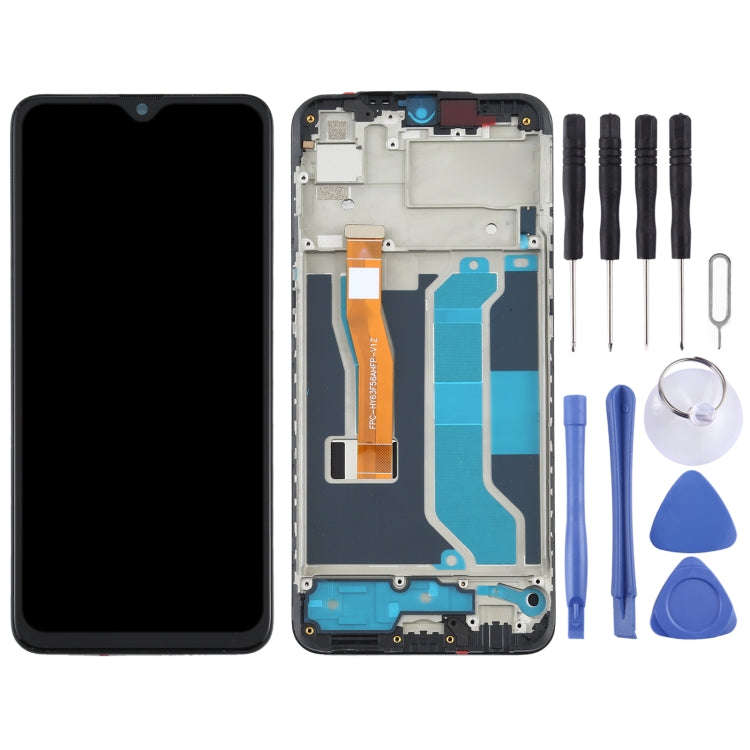LCD Screen and Digitizer Full Assembly With Frame for OPPO Realme 3 Pro / Realme X Lite RMX1851, ...