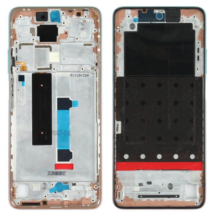 Original Front Housing LCD Frame Bezel Plate for Xiaomi Redmi Note 9 Pro 5G M2007J17C, For Xiaomi...
