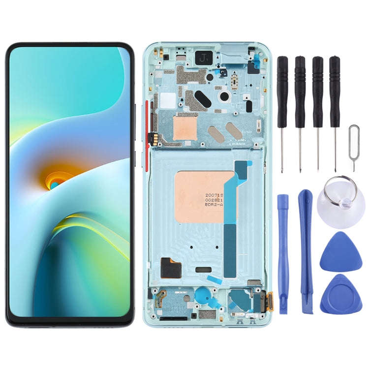 LCD Screen and Digitizer Full Assembly with Frame for Xiaomi Redmi K30 Ultra / M2006J10C, For Xia...