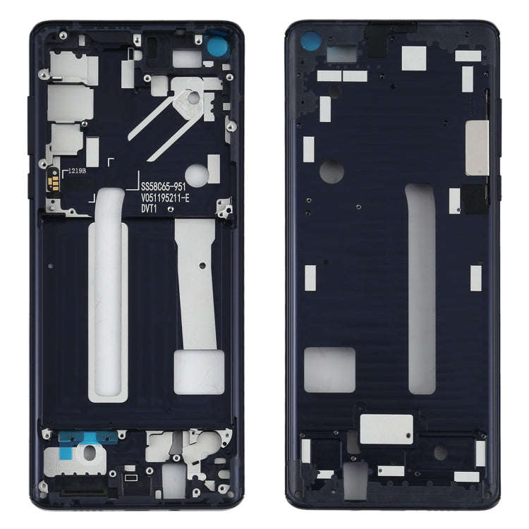 Middle Frame Bezel Plate for Motorola Edge XT2063-3, For Motorola Edge (Black)