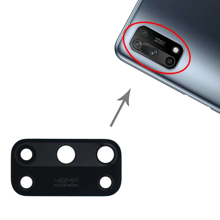 For OPPO K7x PEAM00 10pcs Back Camera Lens, For OPPO K7x