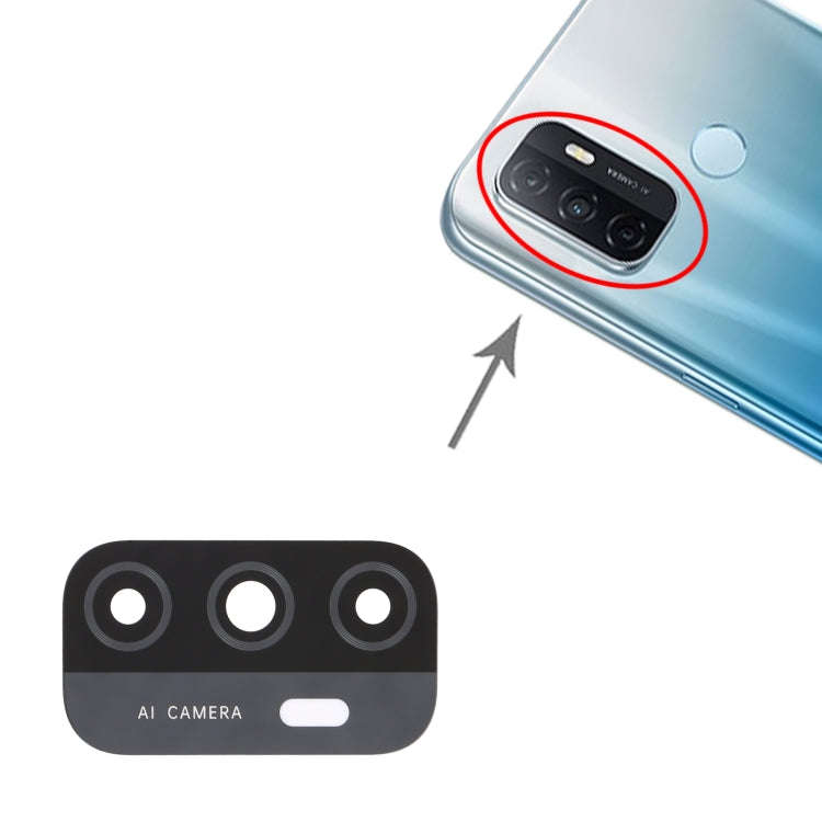 For OPPO A33 (2020) / A53s 4G / A11s / A32 / A53 (2020) CPH2127 PDVM00 10pcs Back Camera Lens, Fo...