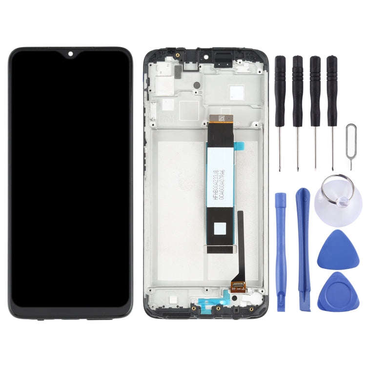 LCD Screen and Digitizer Full Assembly with Frame for Xiaomi Redmi Note 9 4G / Poco M3 / Redmi 9 ...
