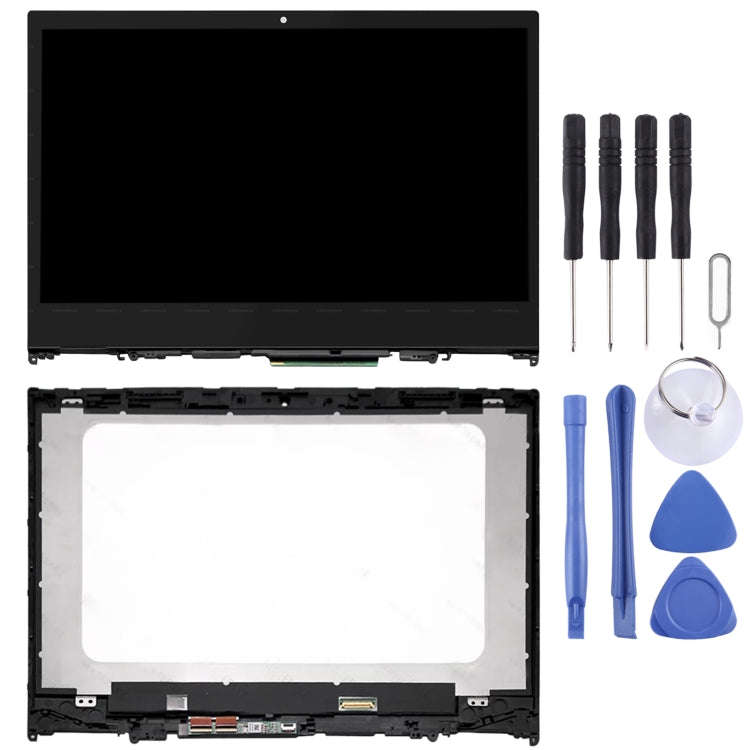 1366 x 768 HD LCD Screen and Digitizer Full Assembly with Frame for Lenovo IdeaPad Flex 5-14 5-14...