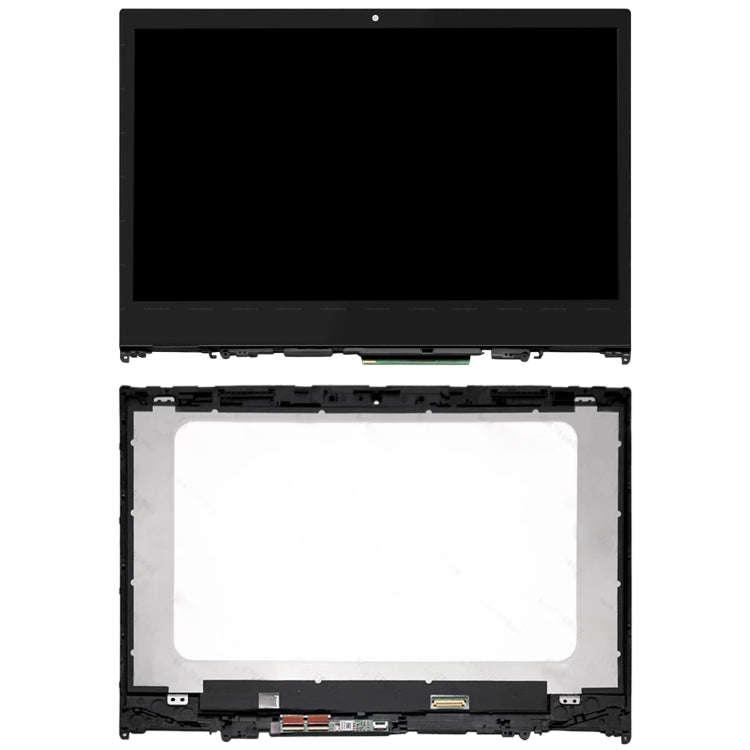 1366 x 768 HD LCD Screen and Digitizer Full Assembly with Frame for Lenovo IdeaPad Flex 5-14 5-14...