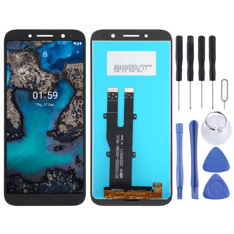 LCD Screen and Digitizer Full Assembly for Nokia C1 Plus TA-1312, For Nokia C1 Plus