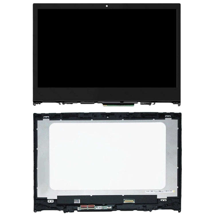 1366 x 768px LCD Screen and Digitizer Full Assembly With Frame for Lenovo Yoga 520-14IKB, For Len...