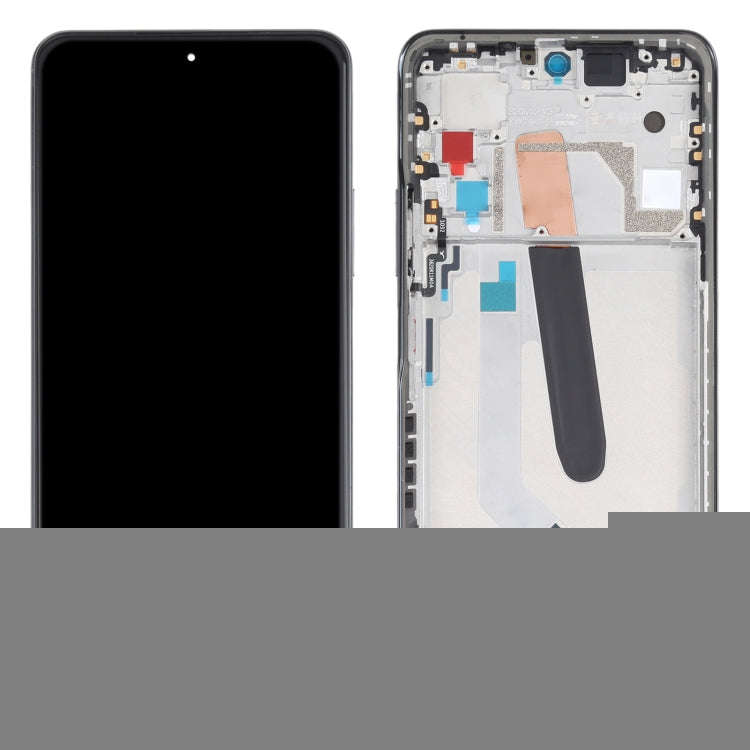 OLED Material LCD Screen and Digitizer Full Assembly With Frame for Xiaomi Redmi K40 / Redmi K40 ...