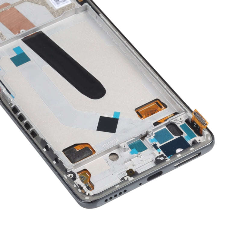 OLED Material LCD Screen and Digitizer Full Assembly With Frame for Xiaomi Redmi K40 / Redmi K40 ...