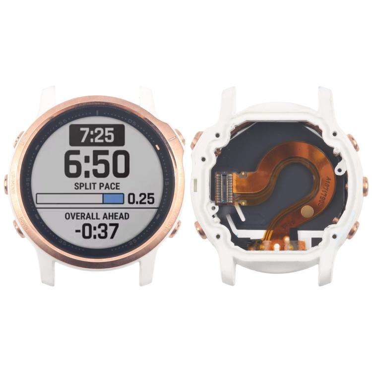 LCD Screen and Digitizer Full Assembly With Frame for Garmin Fenix 6S, For Garmin Fenix 6S, For G...