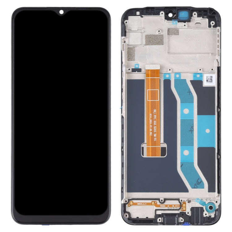 Original LCD Screen and Digitizer Full Assembly With Frame for OPPO Realme C12 RMX2189, For OPPO ...