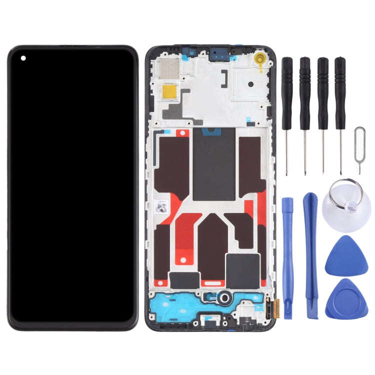 Original LCD Screen and Digitizer Full Assembly With Frame for OPPO K9 PEXM00, For OPPO K9 (Origi...