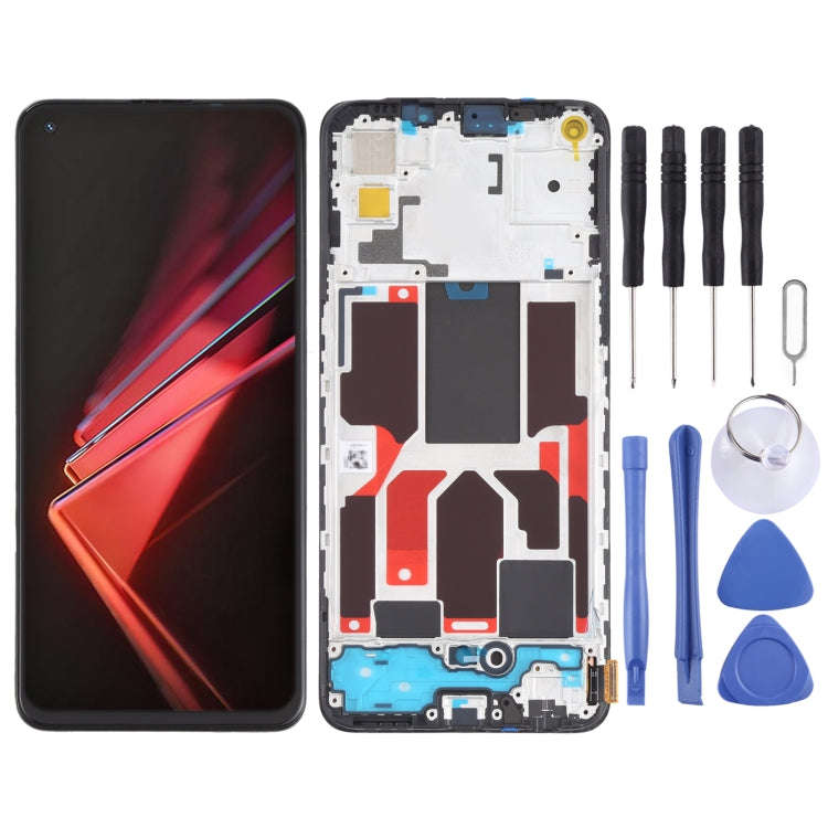 Original LCD Screen and Digitizer Full Assembly With Frame for OPPO K9 PEXM00, For OPPO K9 (Origi...