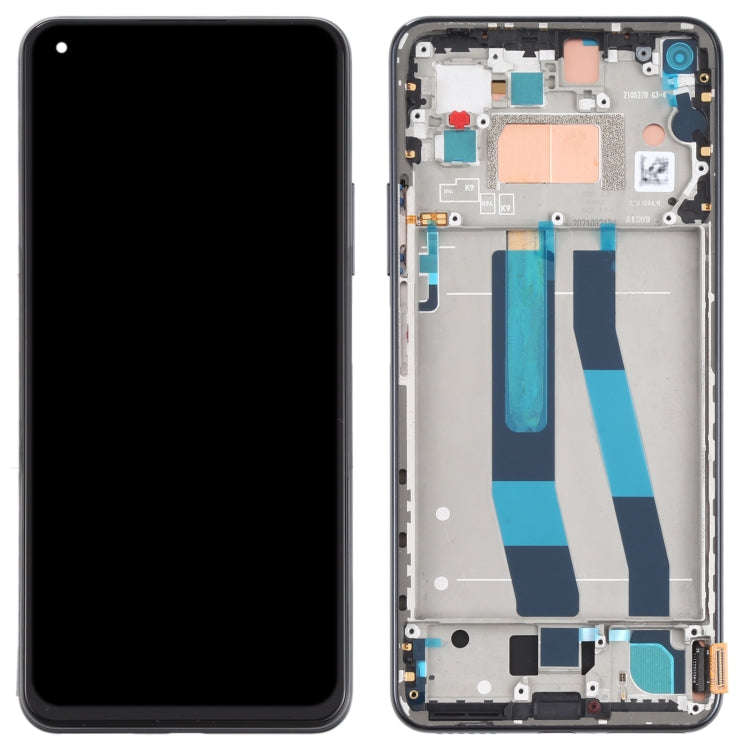 Original LCD Screen and Digitizer Full Assembly With Frame for Xiaomi Mi 11 Lite 4G/11 Lite 5G NE...