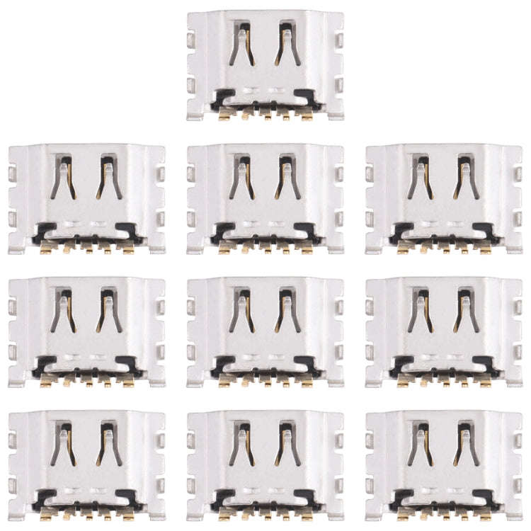 For OPPO A7 / AX7 CPH1901, CPH1903, CPH1905, PBFM00, PBFT00 10pcs Charging Port Connector, For OP...
