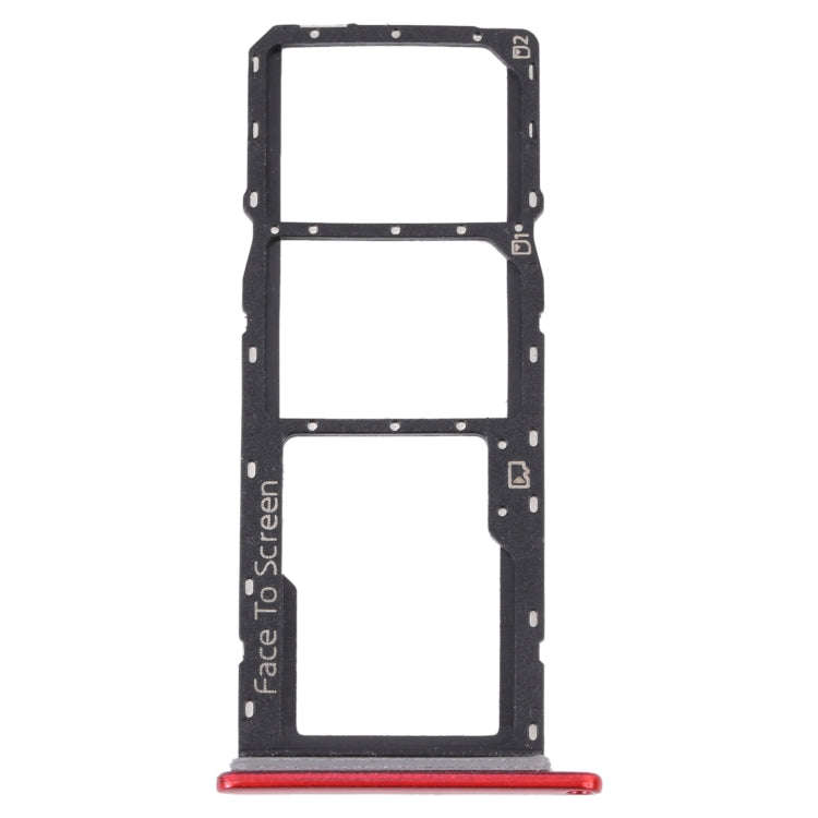 For ZTE Blade V40 Vita SIM Card Tray + SIM Card Tray + Micro SD Card Tray, For ZTE Blade V40 Vita...