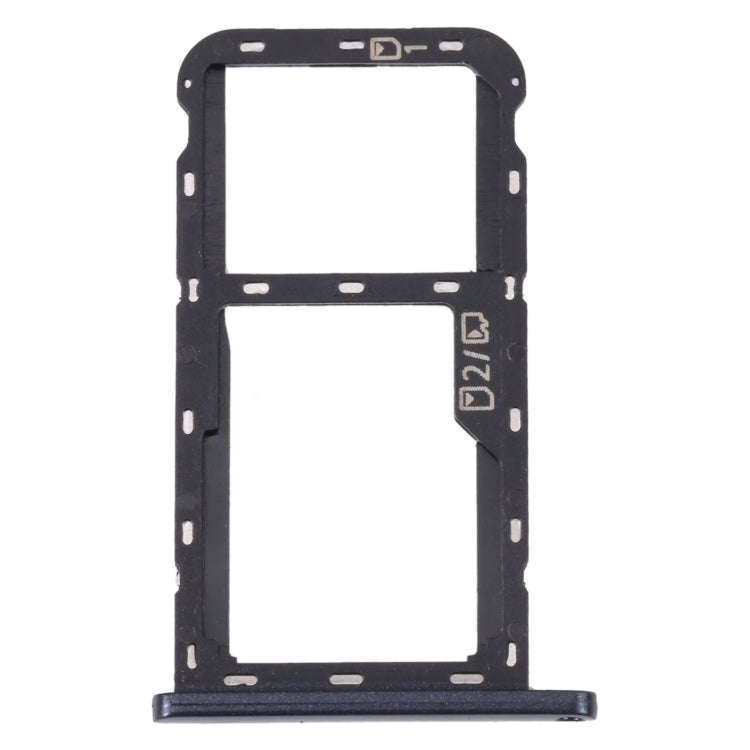 For ZTE Blade A52 SIM Card Tray + SIM Card Tray / Micro SD Card Tray, For ZTE Blade A52