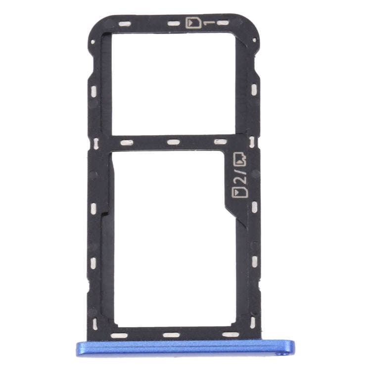 For ZTE Blade A52 SIM Card Tray + SIM Card Tray / Micro SD Card Tray, For ZTE Blade A52