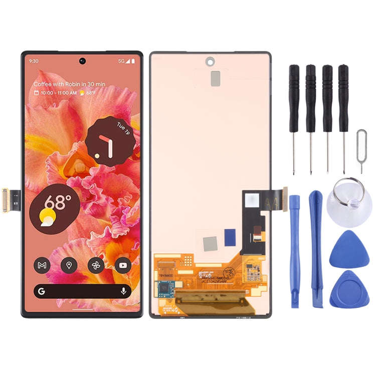 Original AMOLED Material LCD Screen and Digitizer Full Assembly for Google Pixel 6 GB7N6 G9S9B16,...