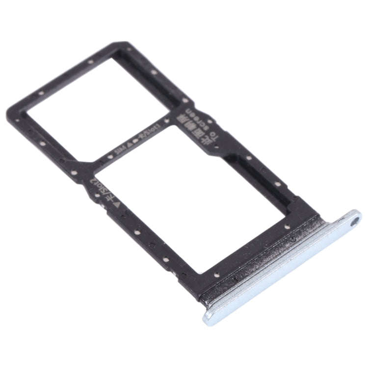 SIM Card Tray + SIM Card Tray / Micro SD Card Tray for Honor play 5T, For Honor play 5T