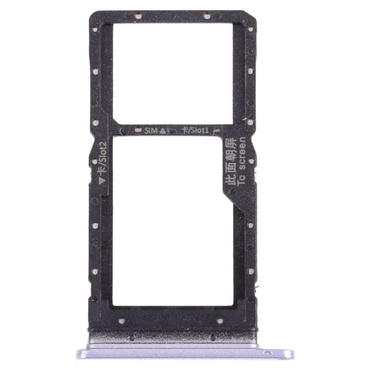 SIM Card Tray + SIM Card Tray / Micro SD Card Tray for Honor play 5T, For Honor play 5T