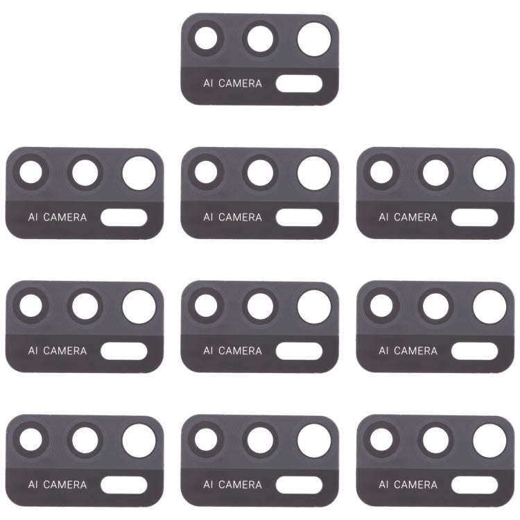 10 PCS Back Camera Lens for ZTE Blade A7s 2020, For ZTE Blade A7s 2020