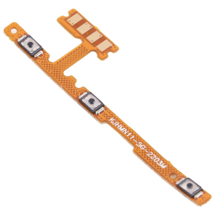 Power Button & Volume Button Flex Cable for Xiaomi Redmi Note 11 5G, For Xiaomi Redmi Note 11 5G