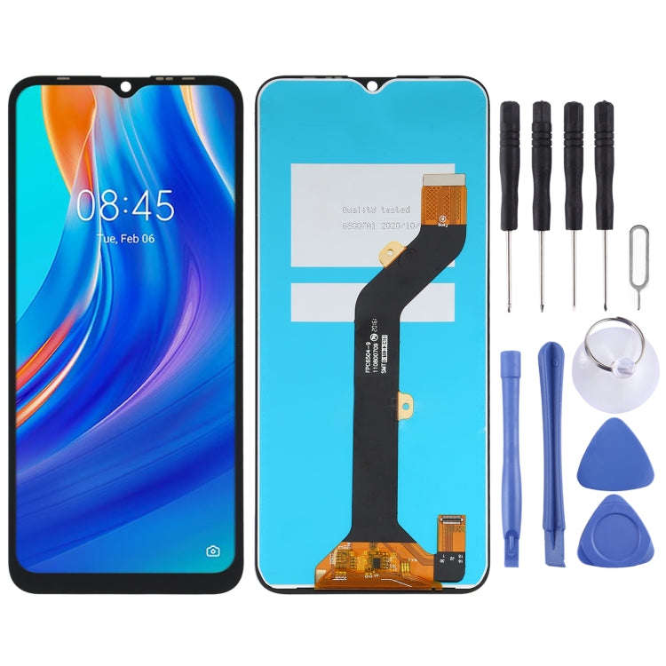 LCD Screen and Digitizer Full Assembly for Tecno Spark 7/Infinix Hot 10i/Smart 5 Pro X659B, PR652...
