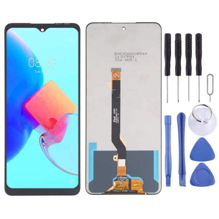 LCD Screen and Digitizer Full Assembly for Tecno Spark 8P/Spark 8T KG6p KG7H, For Tecno Spark 8P/...